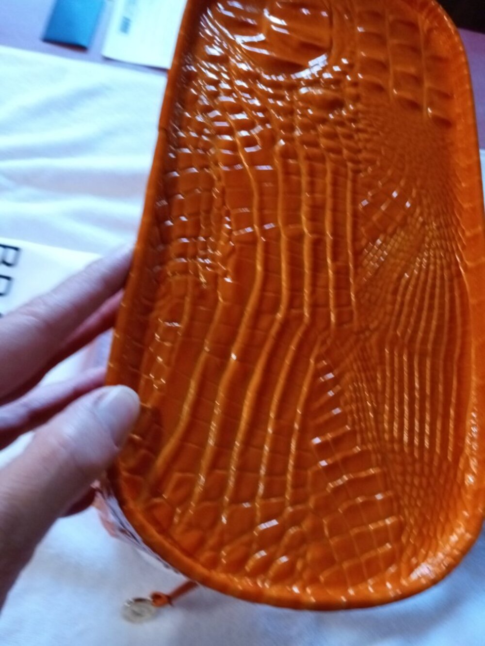 Brahmin-Fiora-Mango Orange Melbourne - Picture 3 of 8